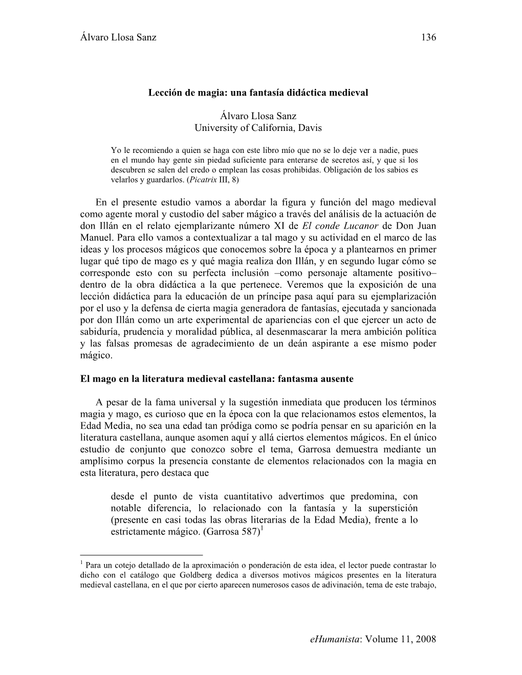 Una Fantasía Didáctica Medieval Álvaro Llosa Sanz Unive