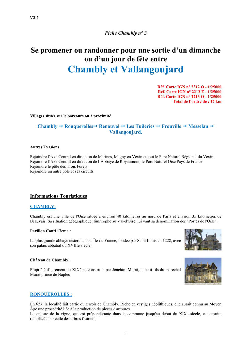 Chambly Et Vallangoujard