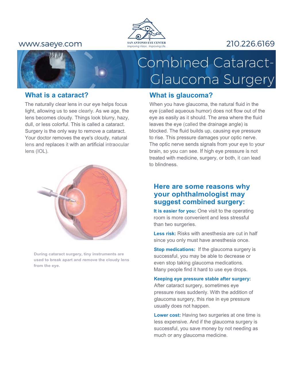 Combined Cataract-Glaucoma Surgery