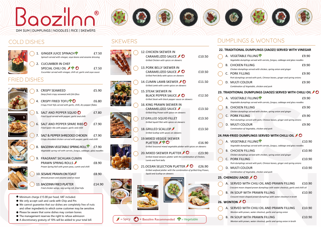 BAOZIINNTABLE MENU A4-2021V2