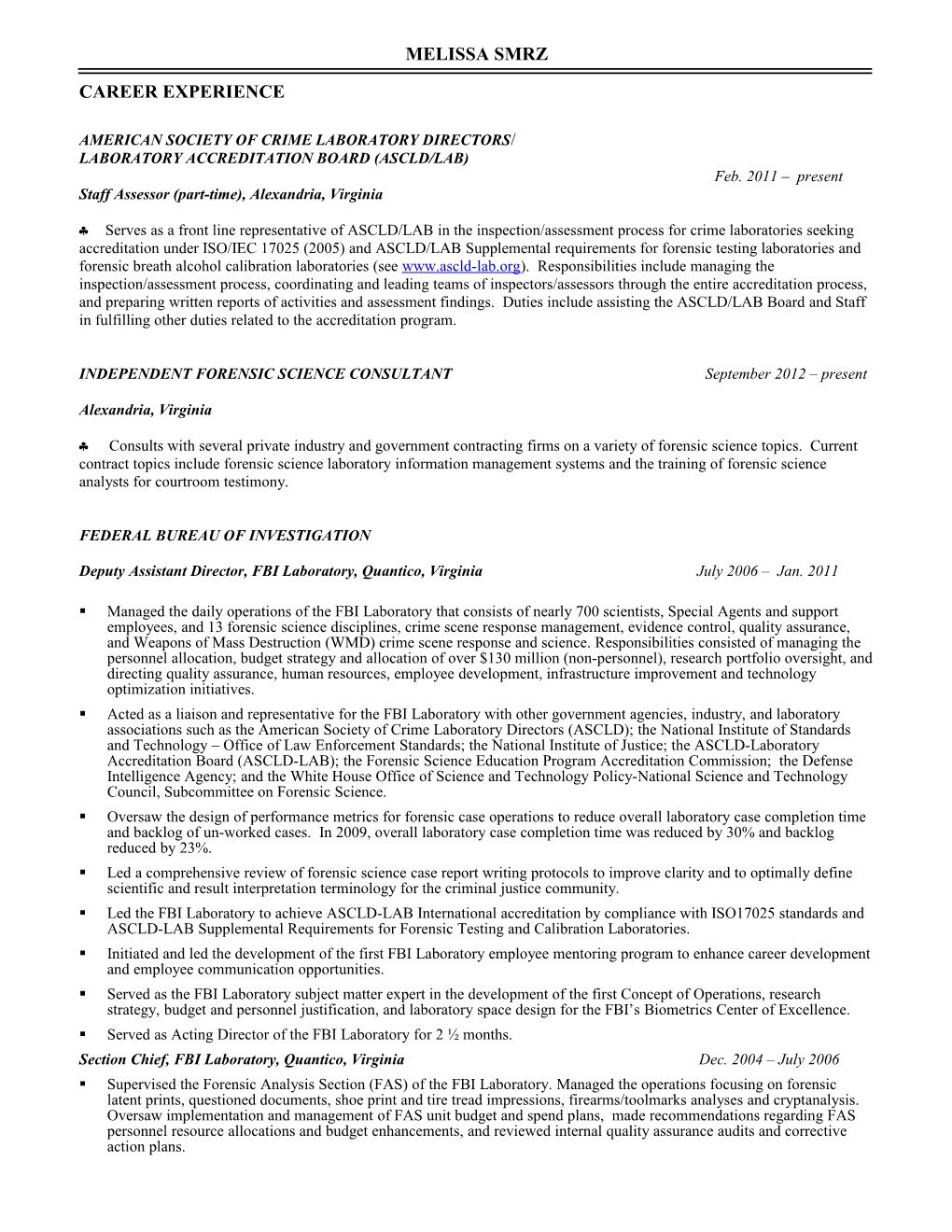 Laboratory Accreditation Board (Ascld/Lab)