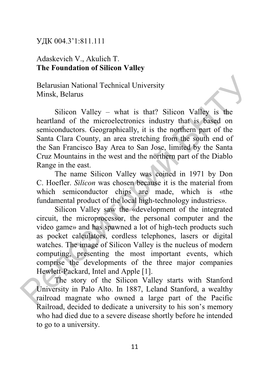 The Foundation of Silicon Valley