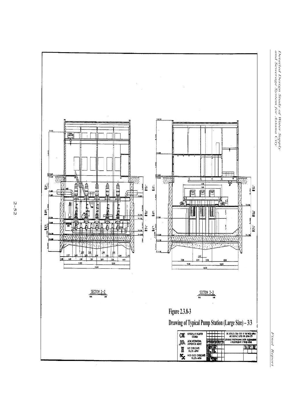 2-52 Figure 2.3.8-3 Drawing of Typical Pump Station (Large Size)
