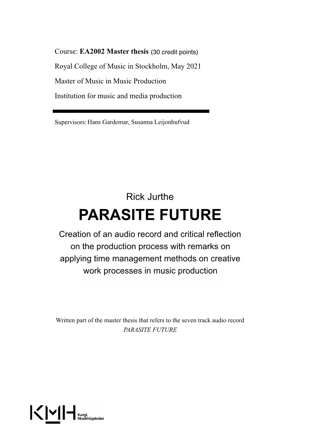 Parasite Future