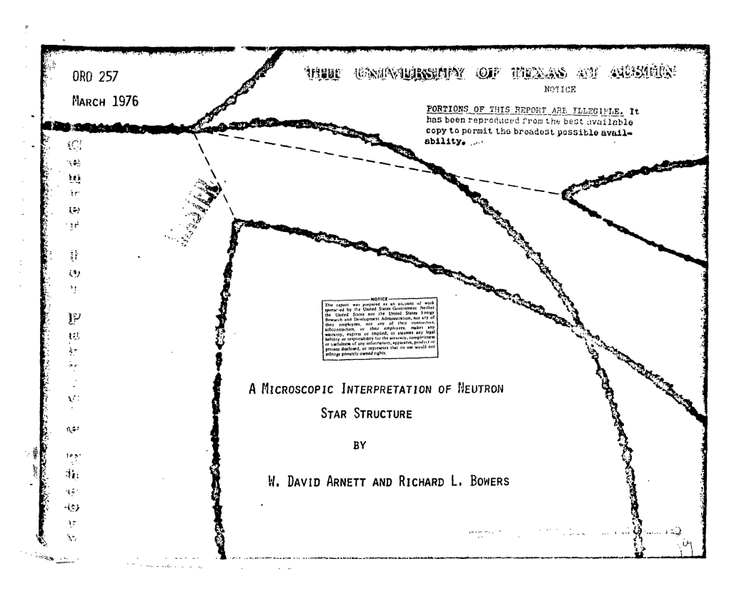 Microscopic Interpretation of Neutron Star Structure