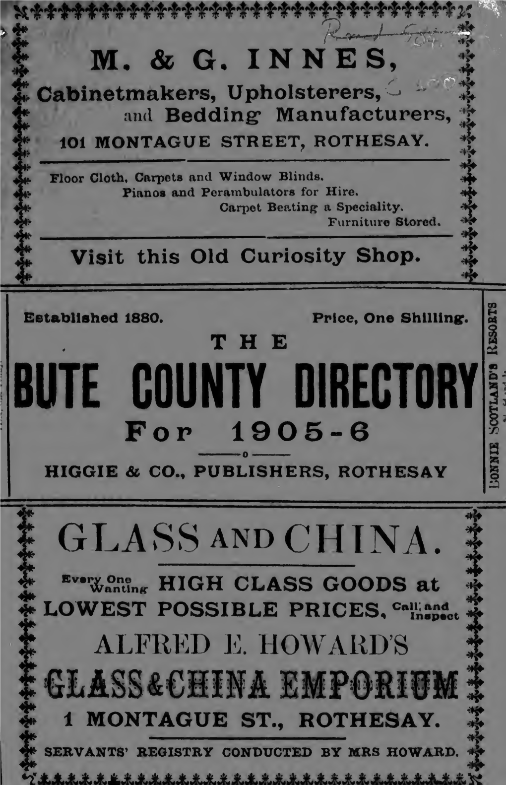 Bute County Directory For