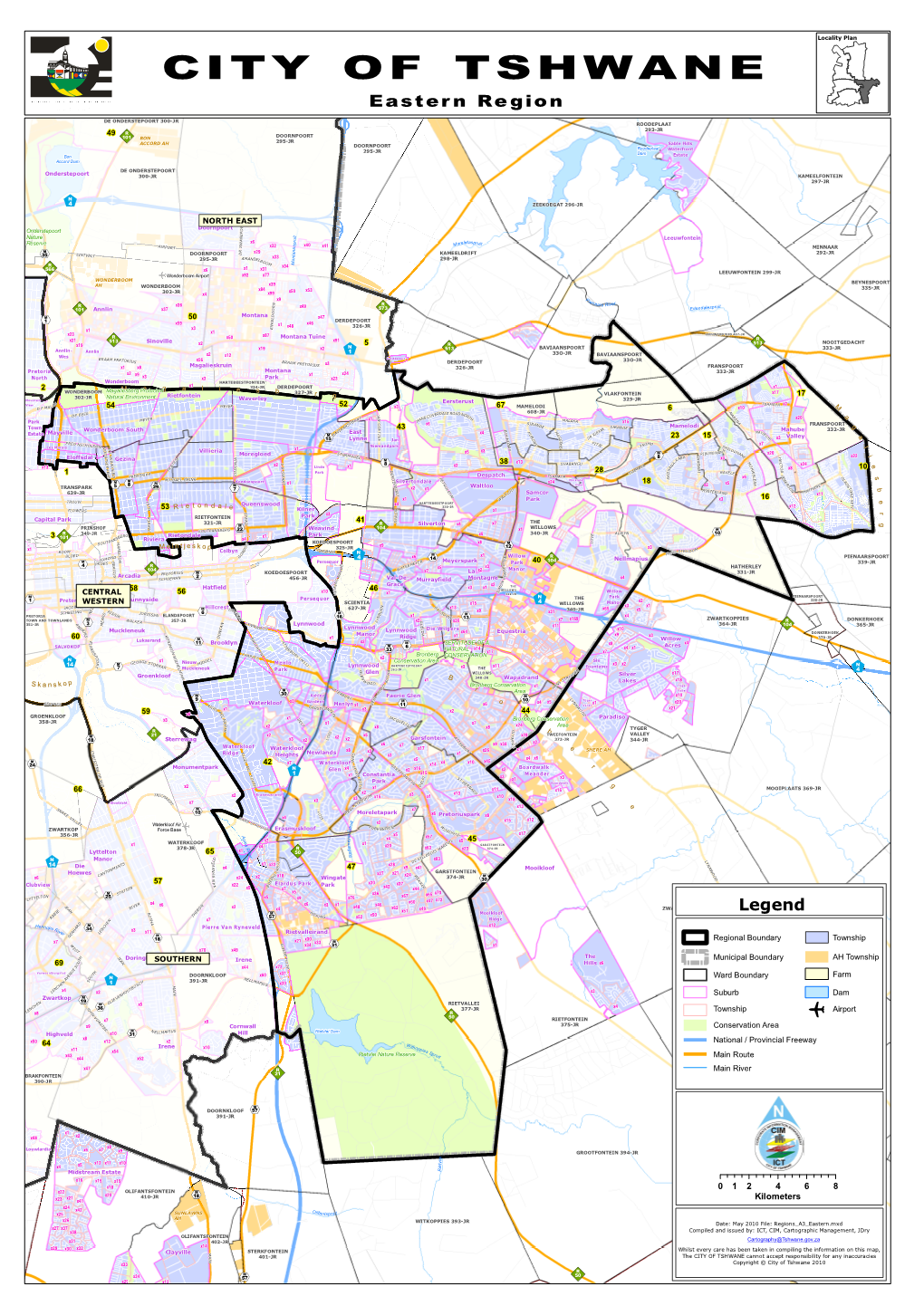 CITY of TSHWANE Eastern Region