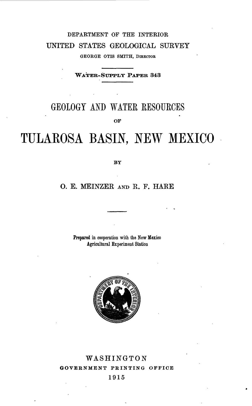 Tularosa Basin, New Mexico