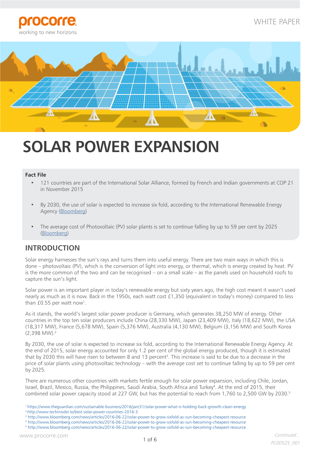 Solar Power Expansion