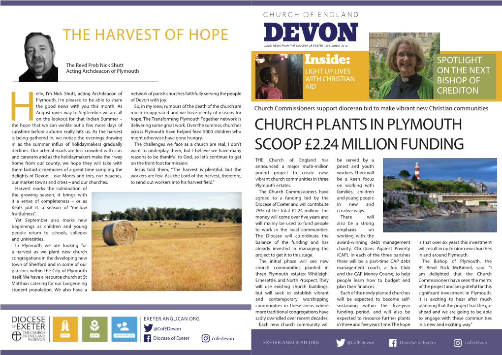 Church Plants in Plymouth Scoop £2.24