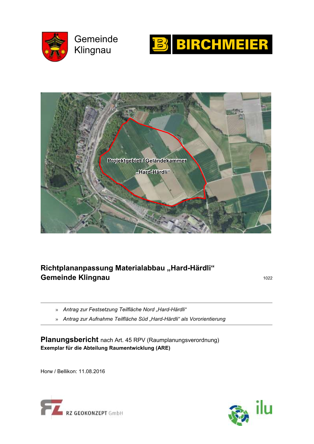 Planungsbericht KG Klingnau