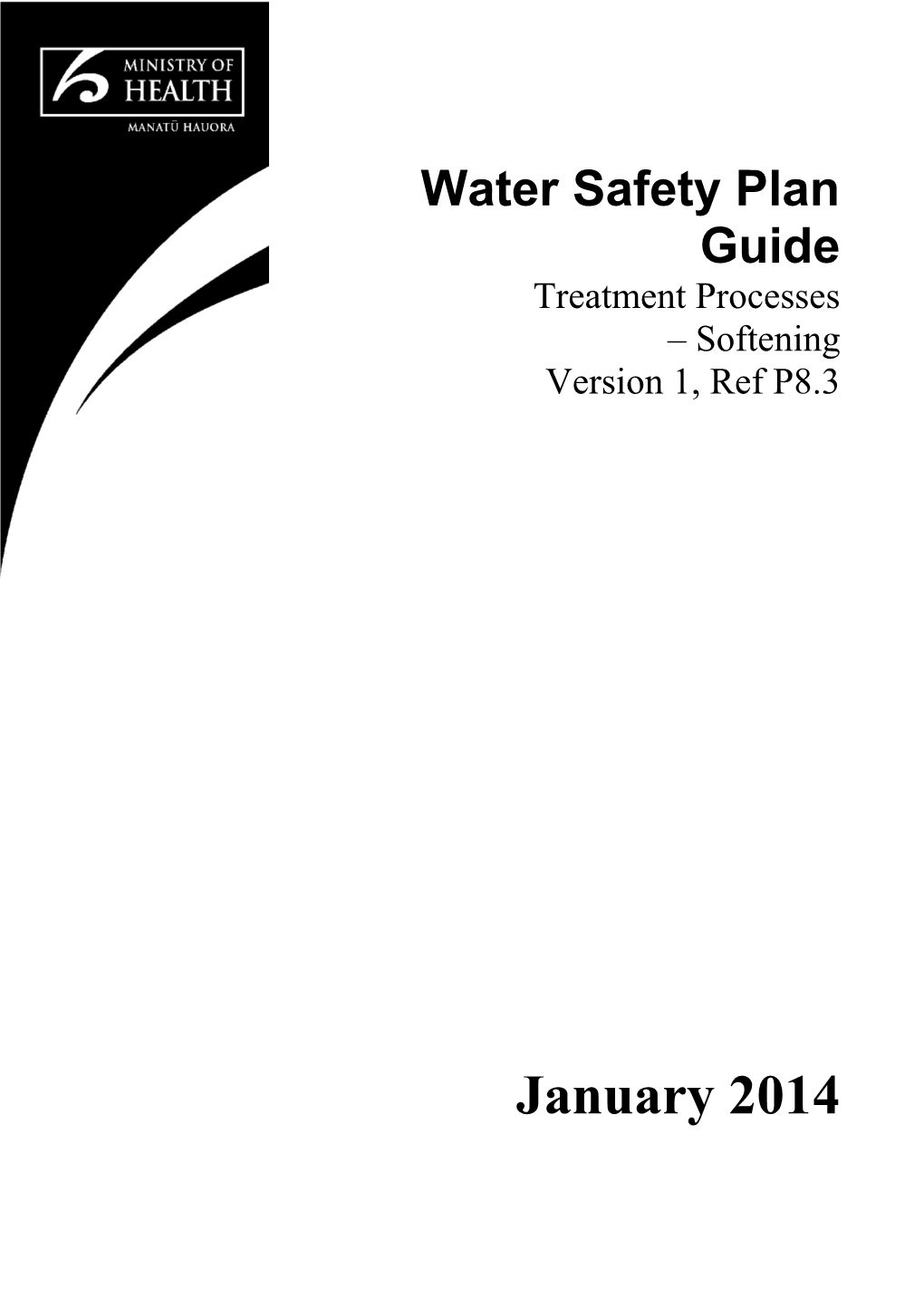 Water Safety Plan Guide: Treatment Processes Softening