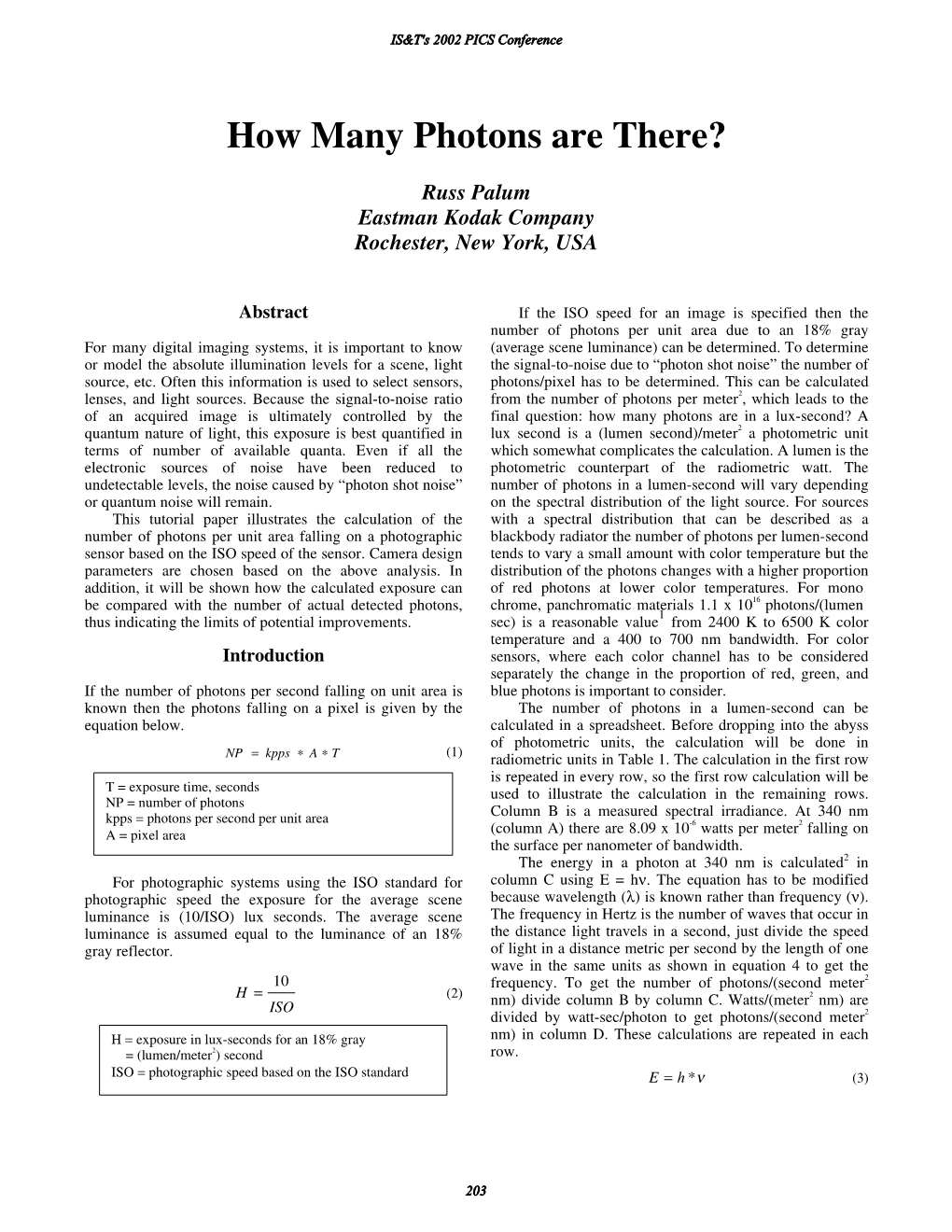 How Many Photons Are There?