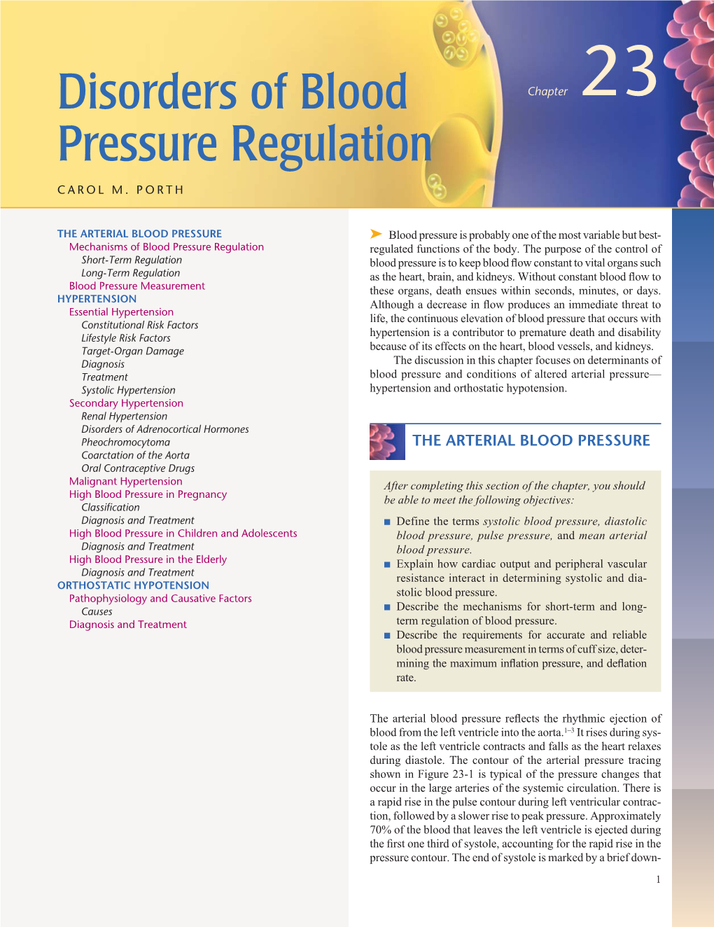 Disorders of Blood Pressure Regulation 3