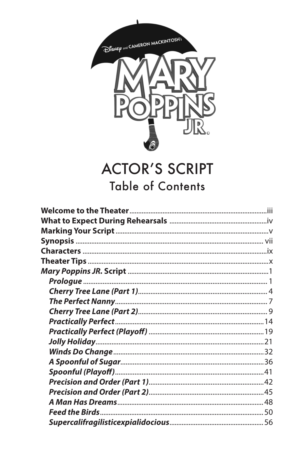 Actor's Script