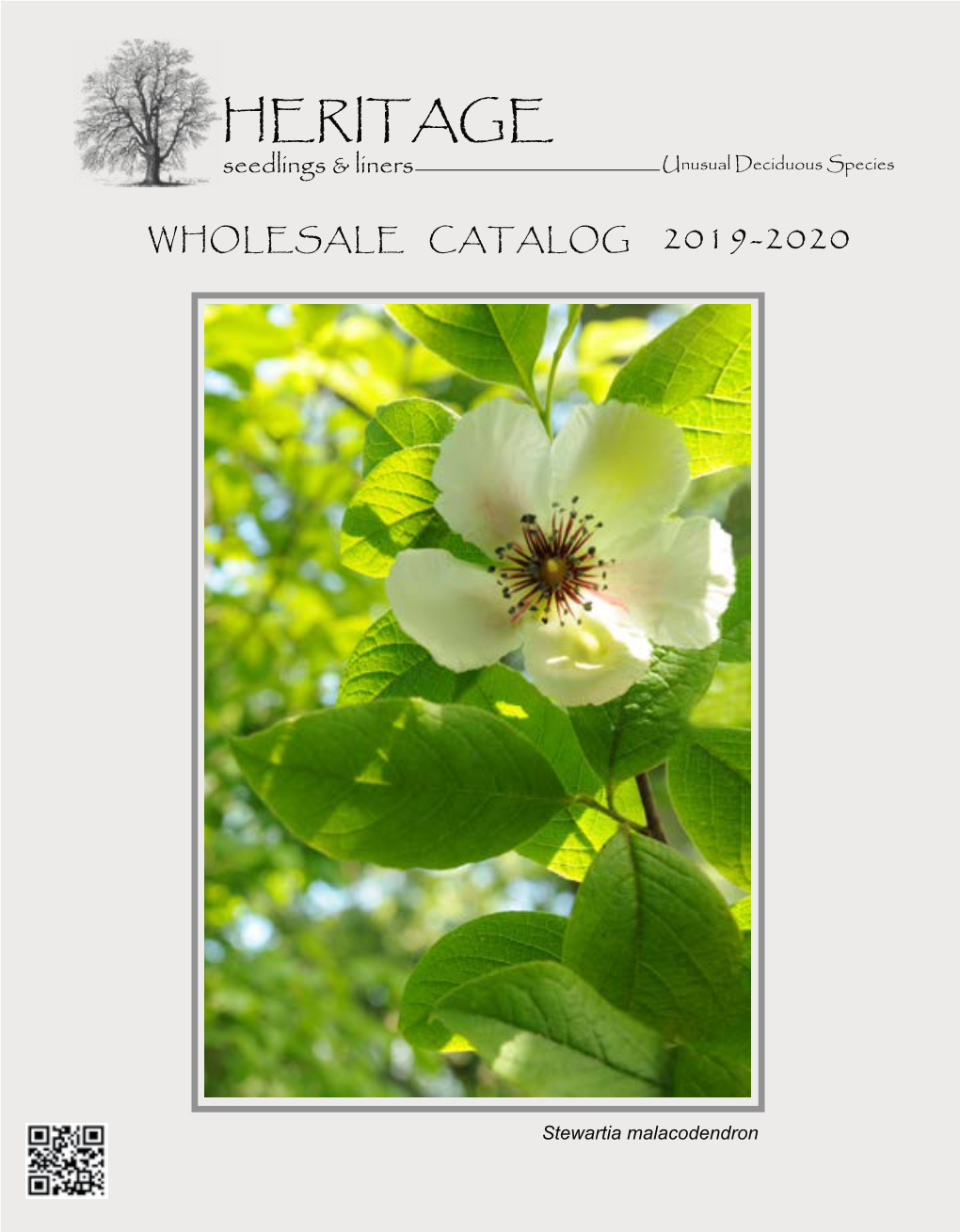 Heritage Seedlings & Liners 2019-20 Catalog