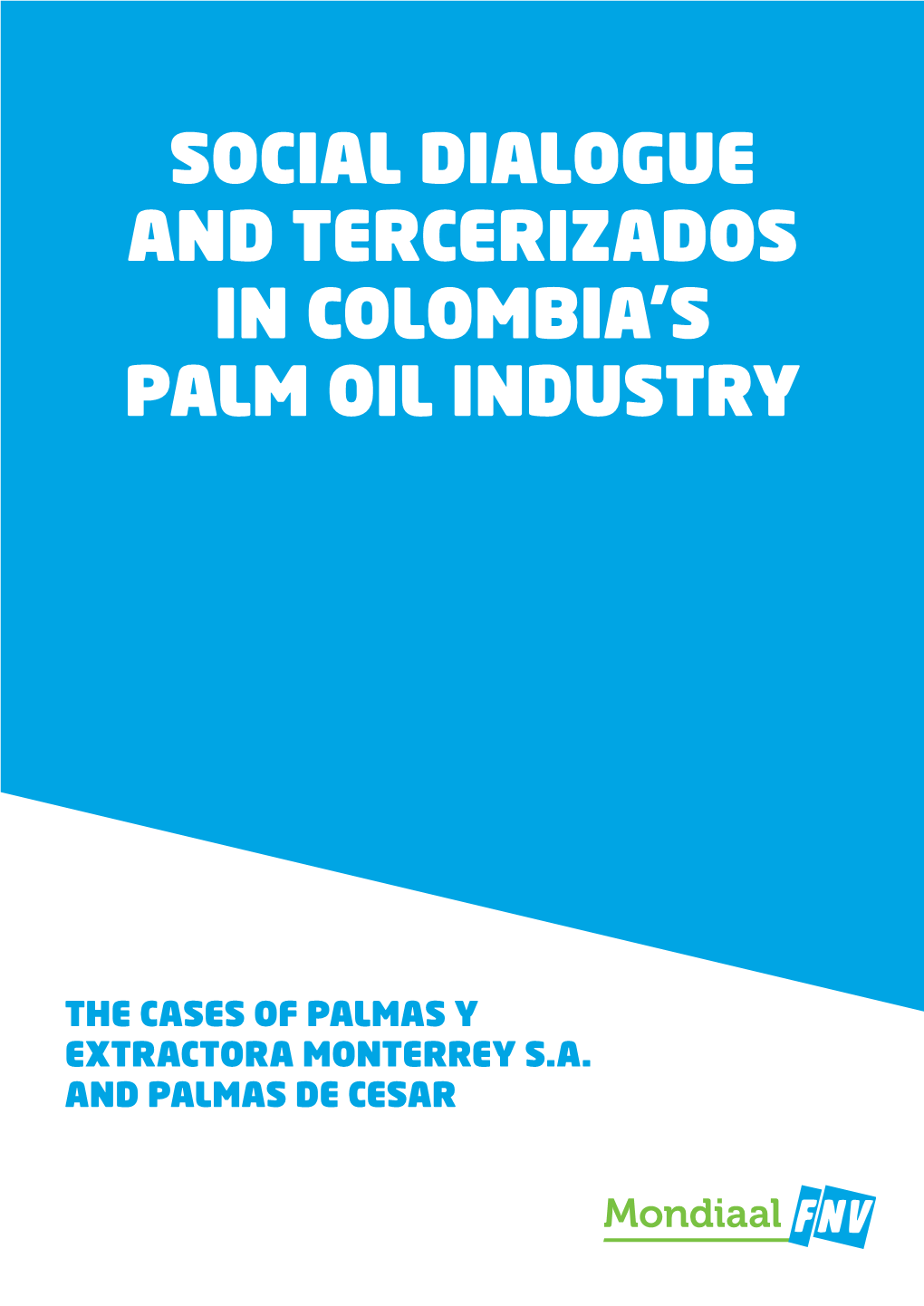 Social Dialogue and Tercerizados in Colombia's Palm Oil Industry