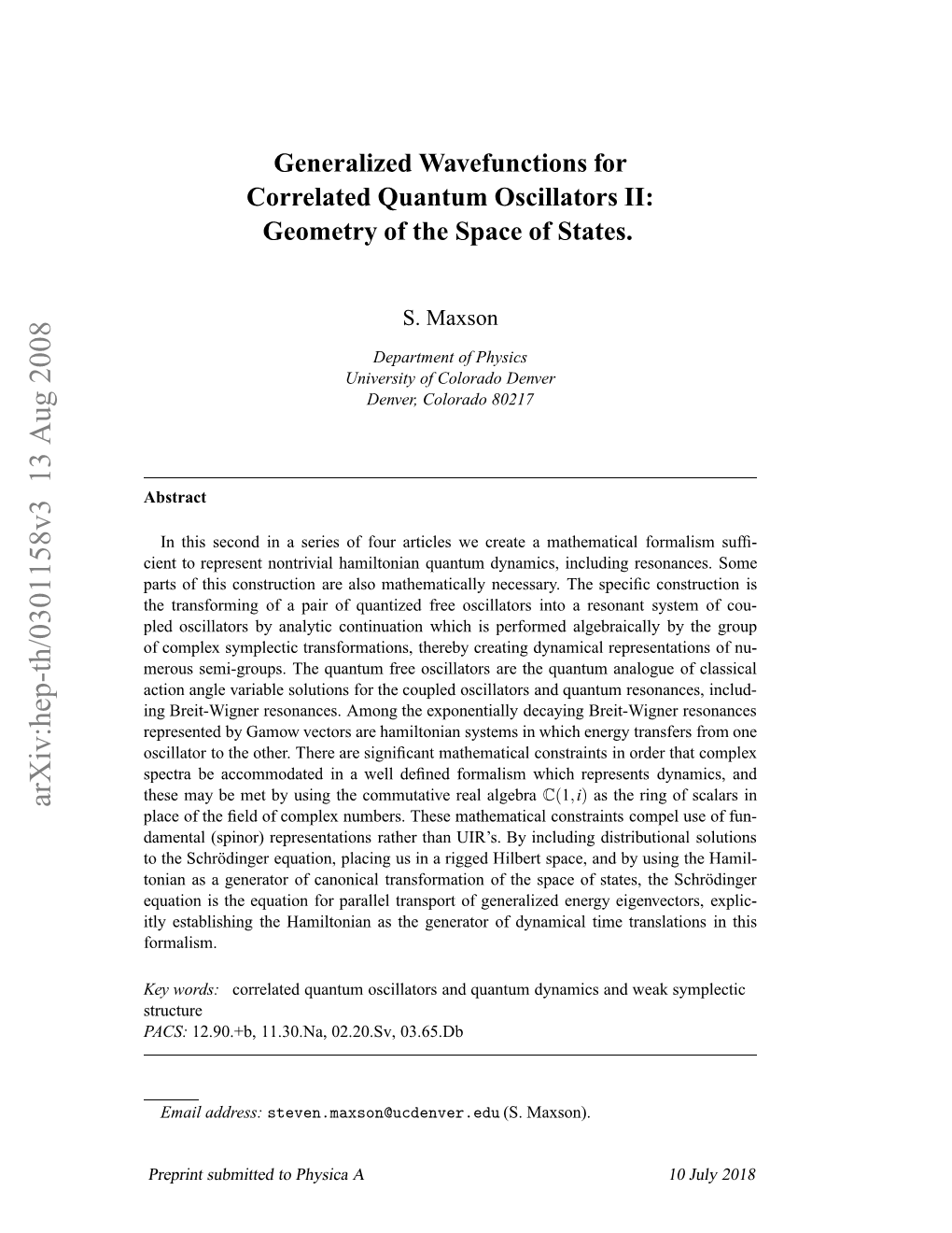 Generalized Wavefunctions for Correlated Quantum Oscillators III: Chaos, Irreversibility