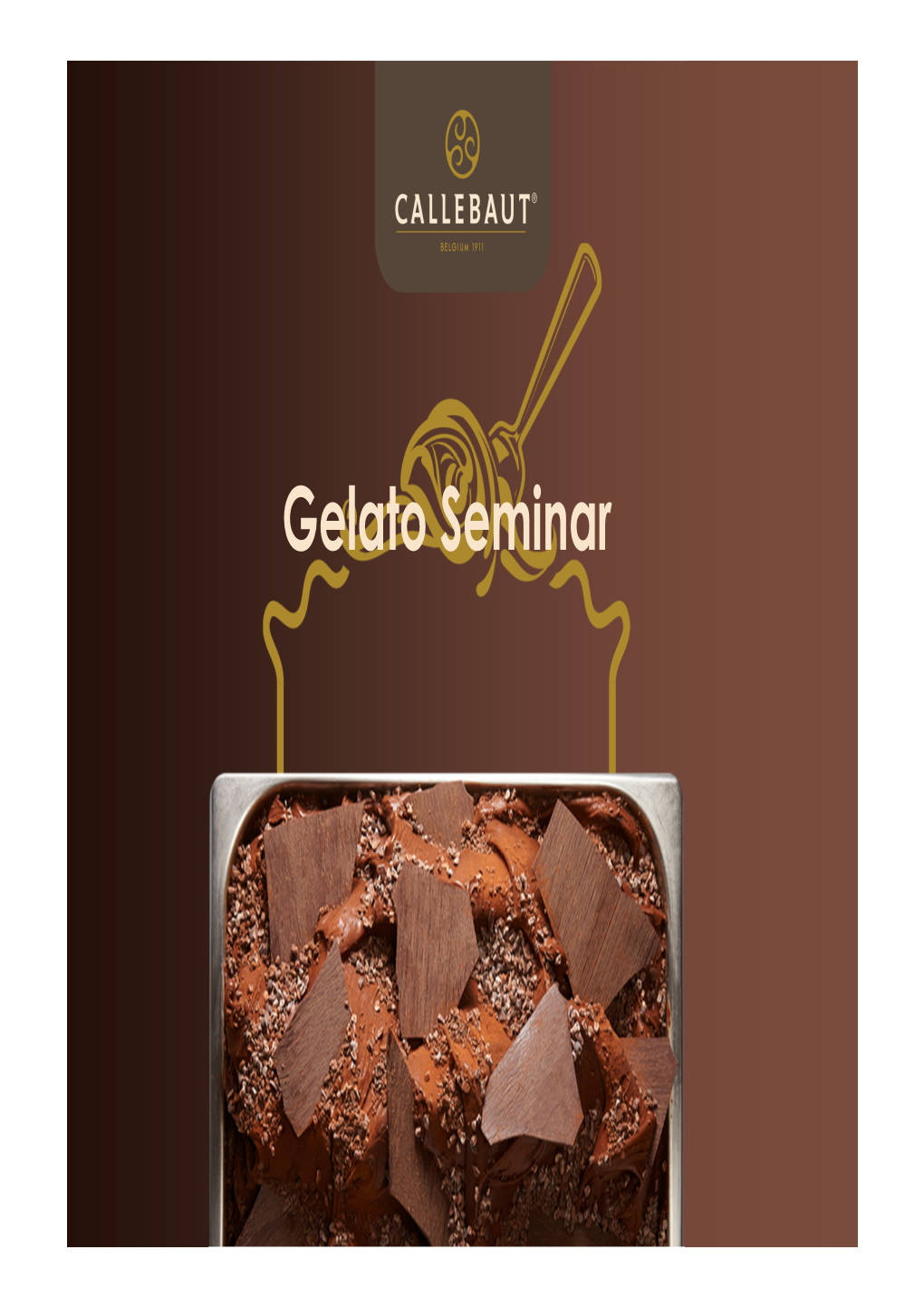 Gelato Seminar