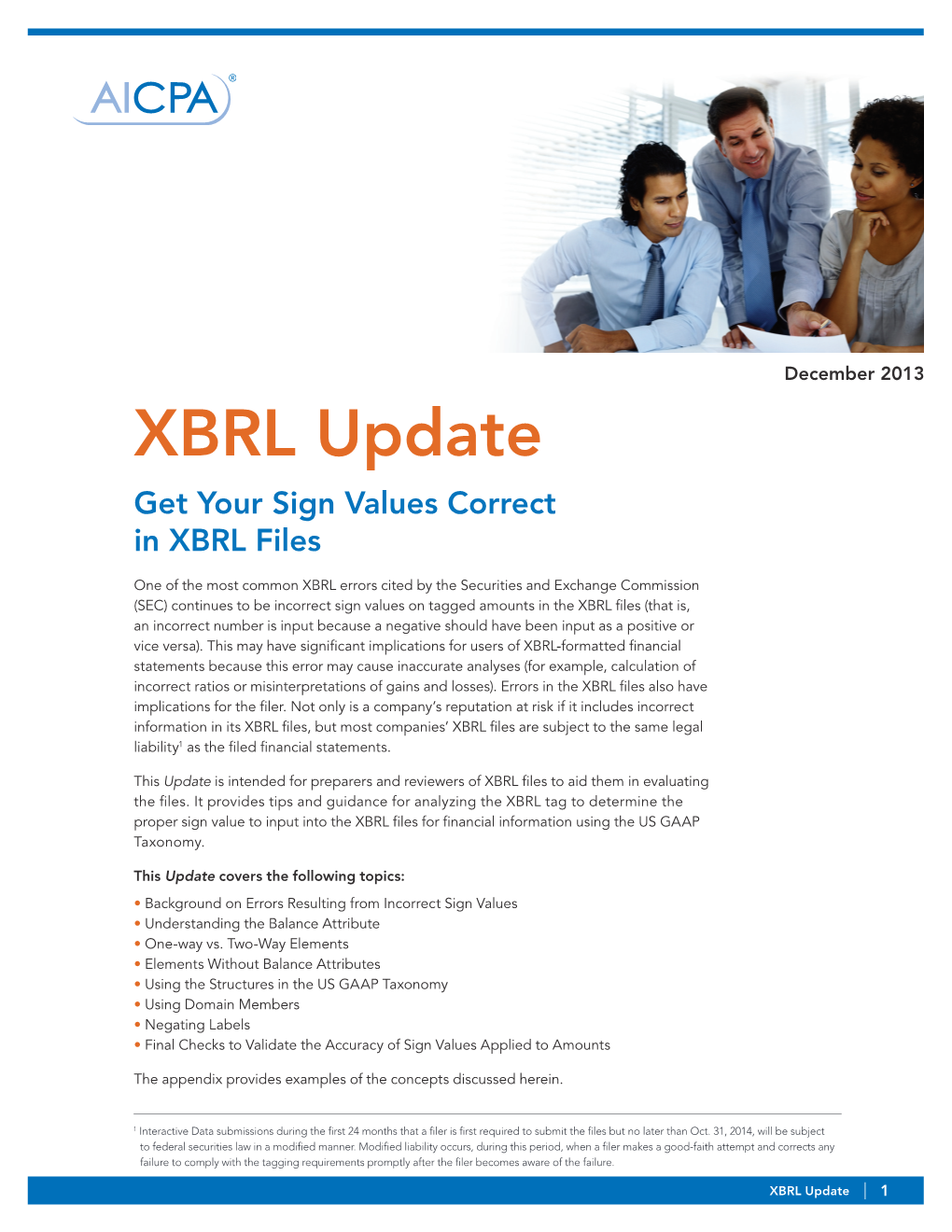 XBRL Update Get Your Sign Values Correct in XBRL Files