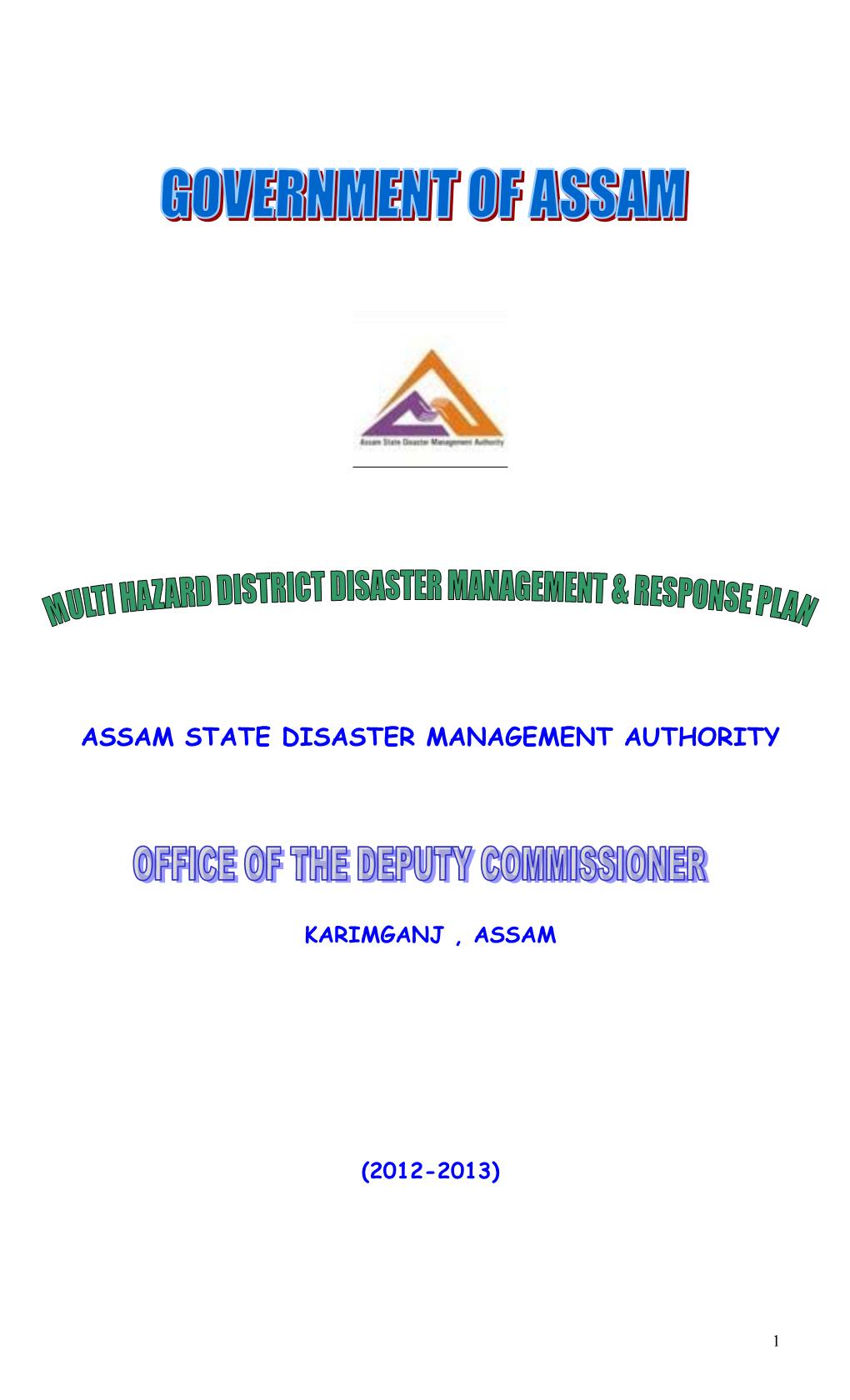 Assam State Disaster Management Authority