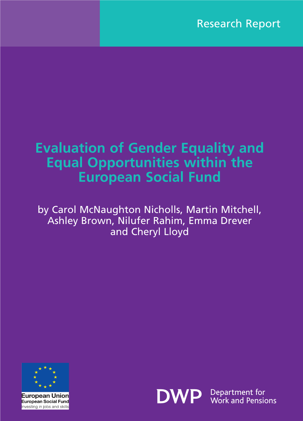 Evaluation of Gender Equality and Equal Opportunities