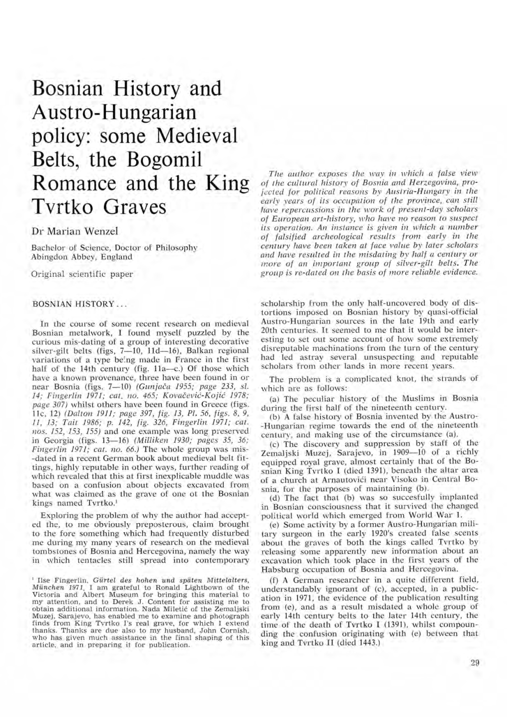 Policy: Some Medieval