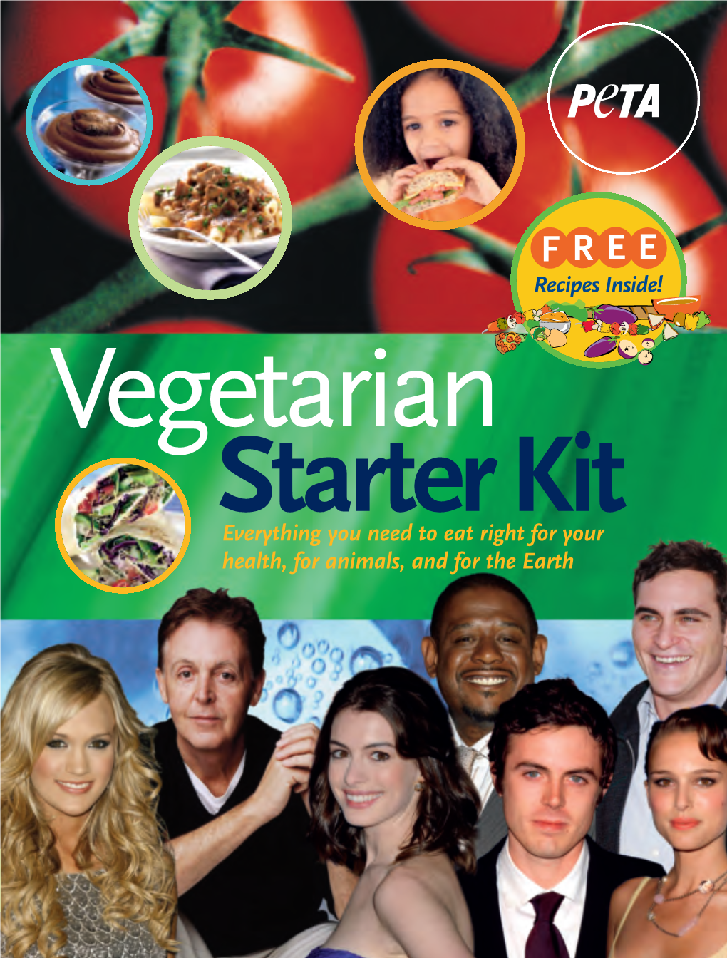 Print Version of PETA's 'Vegetarian Starter Kit'
