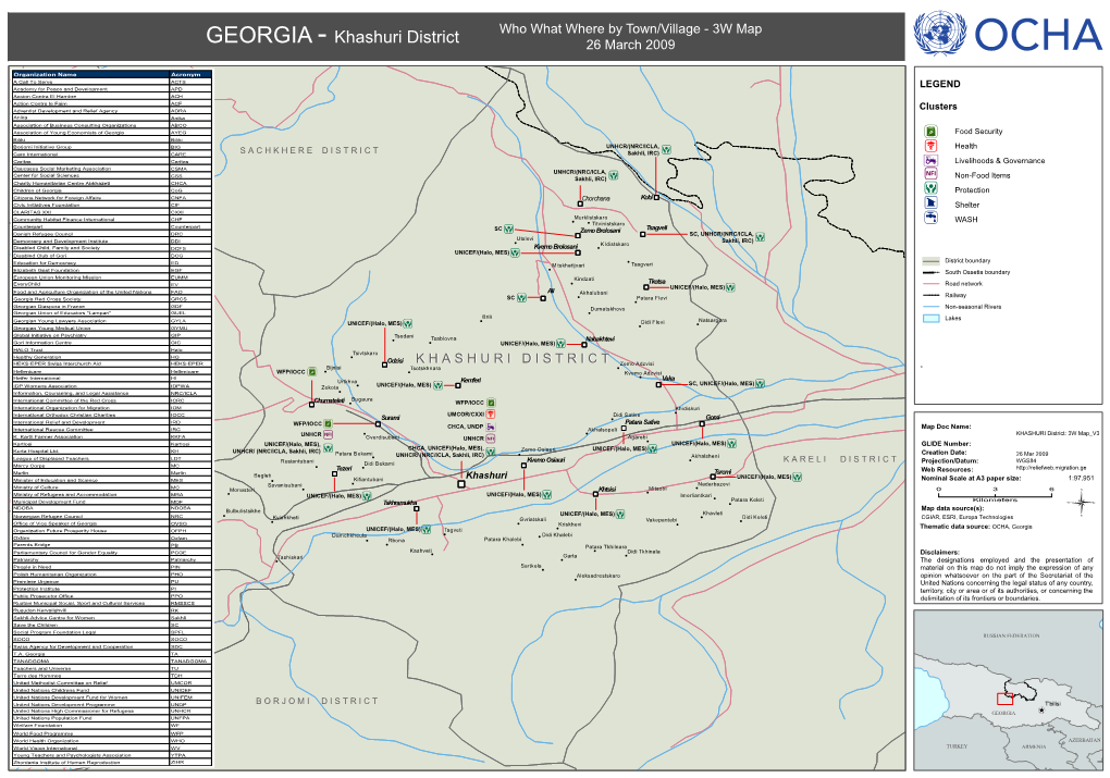 GEORGIA - Khashuri District 26 March 2009