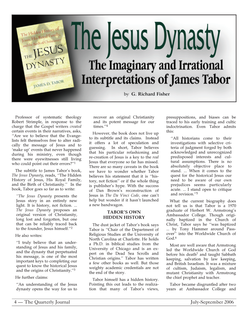 Jesus Dynasty.Pdf