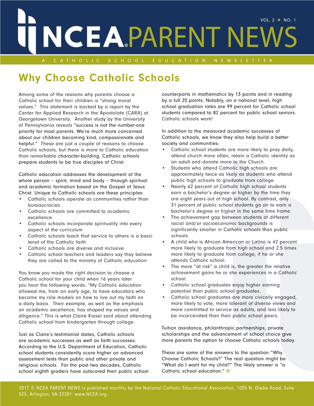 Why Choose Catholic Schools