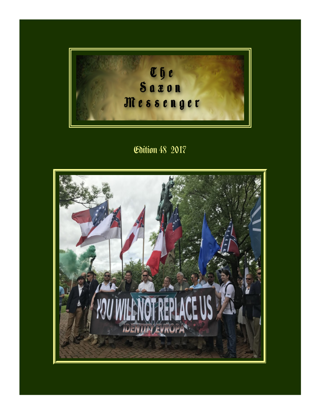 Edition 48 2017 Dear Reader Charlatansville, Where the Animals Have Taken Control of the Farm (What Really Happened in Charlottesville on August 12Th )