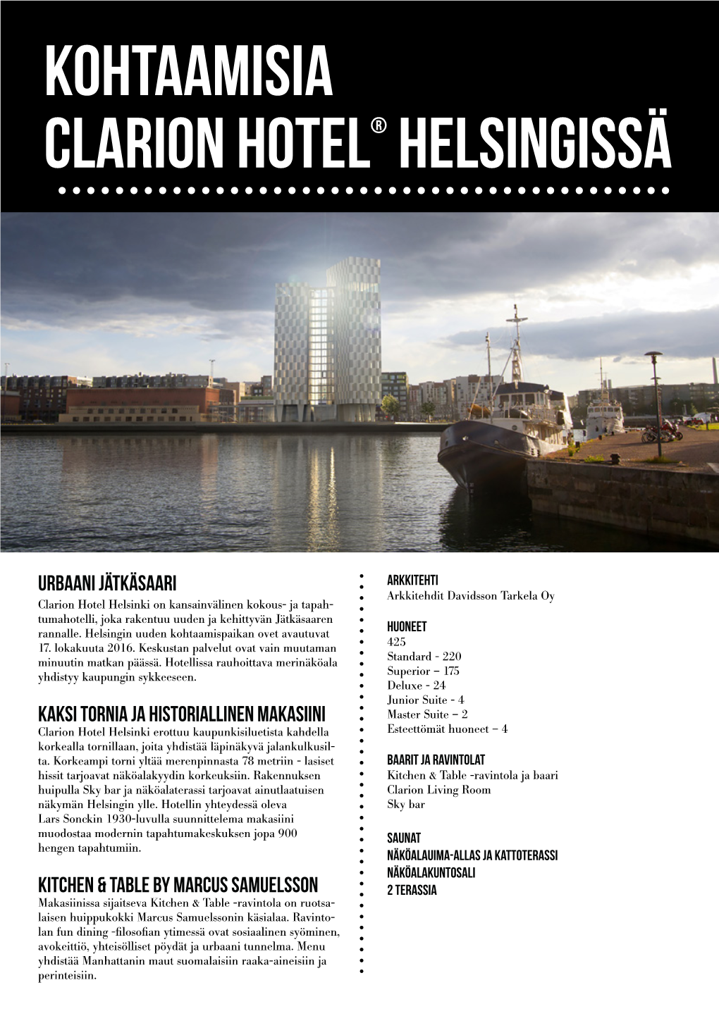 Kohtaamisia Clarion Hotel® Helsingissä