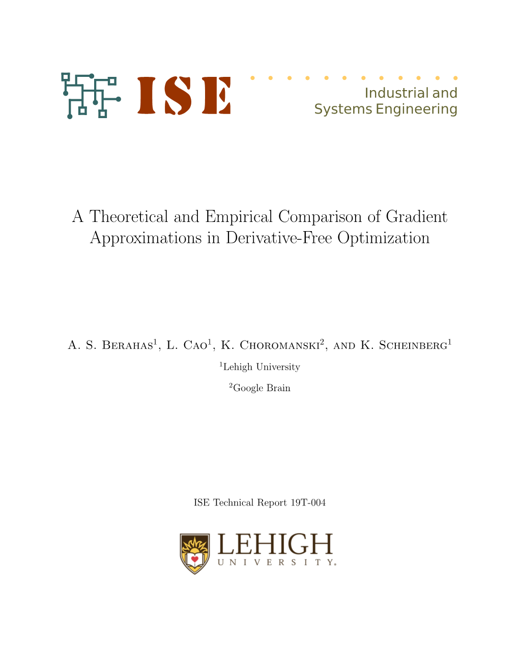 A Theoretical and Empirical Comparison of Gradient Approximations in Derivative-Free Optimization