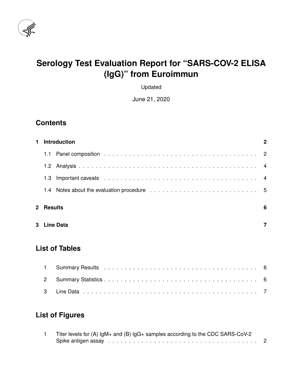 SARS-COV-2 ELISA (Igg)” from Euroimmun