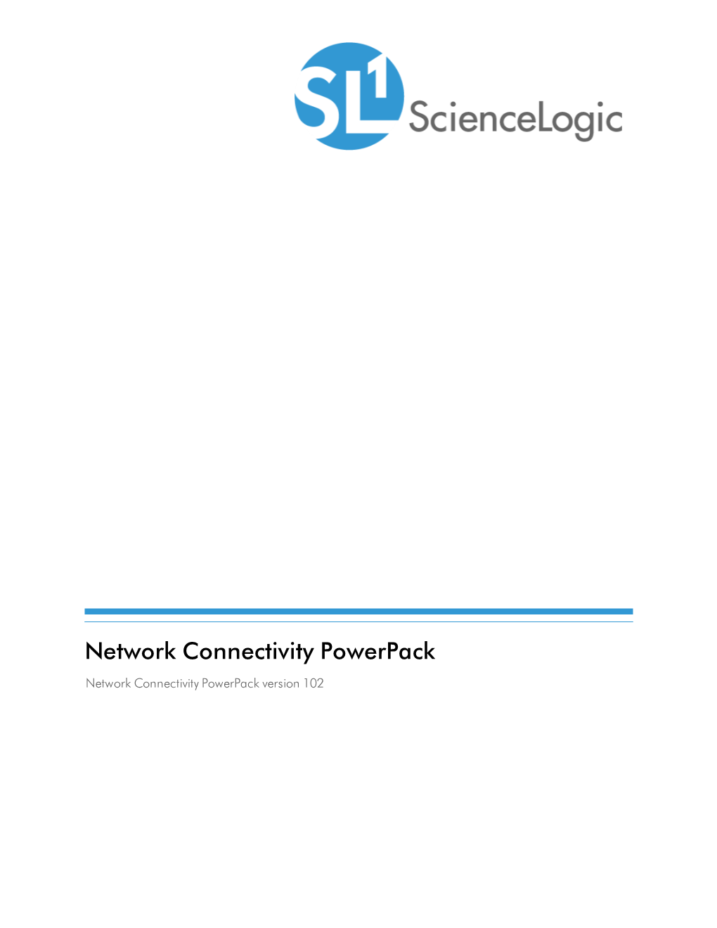 Sciencelogic Network Connectivity Powerpack