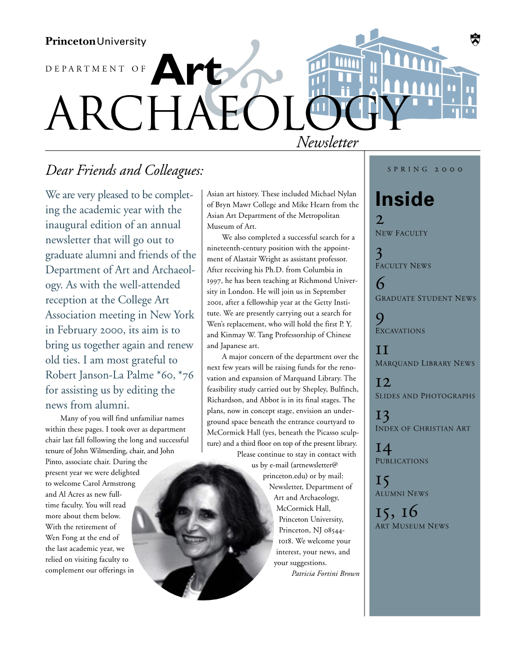 Art Archaeology& Newsletter