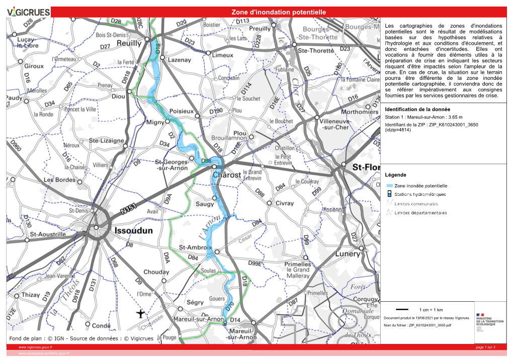 Zone D'inondation Potentielle