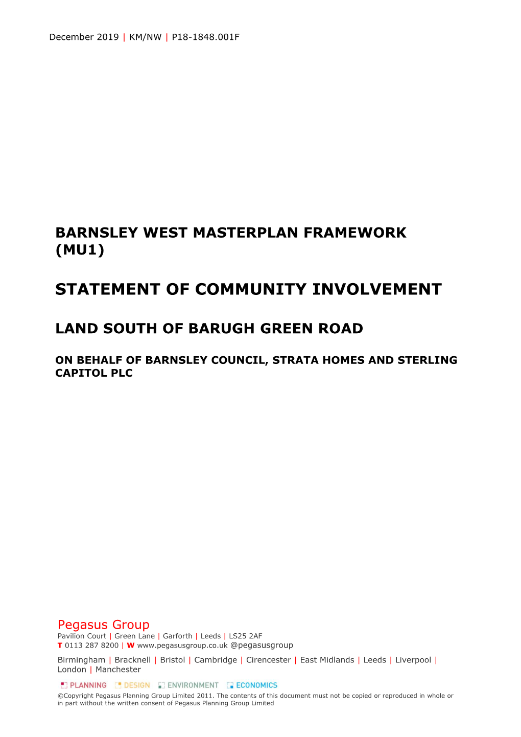 Statement of Community Involvement