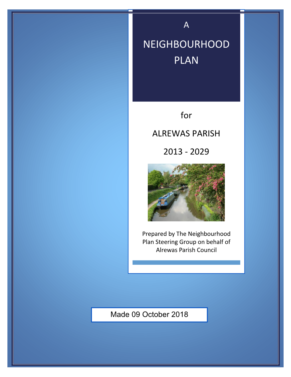 Alrewas Neighbourhood Plan Policies