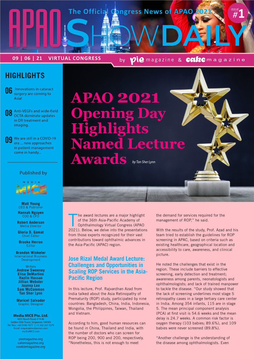 APAO 2021 Opening Day Highlights Named Lecture