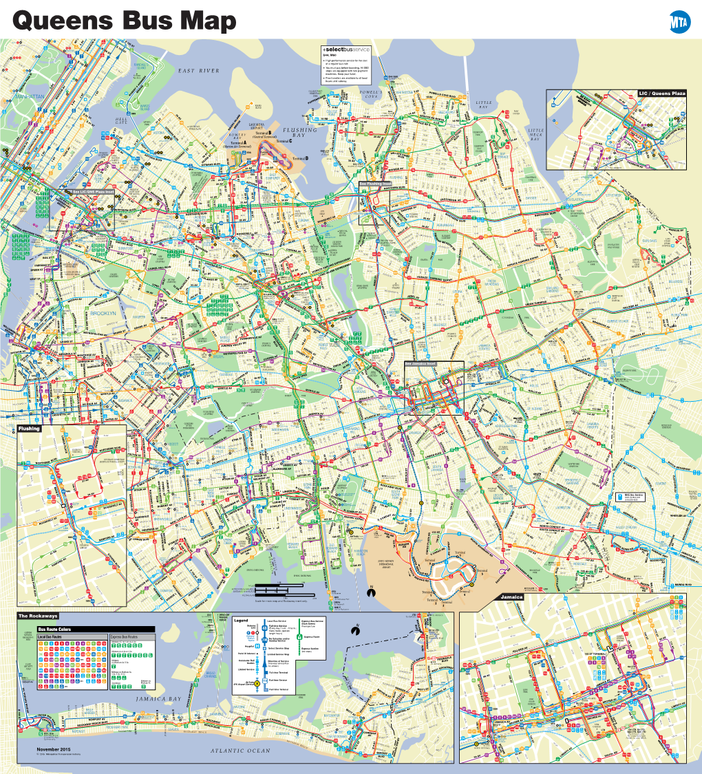 Queens Bus Map November 2015