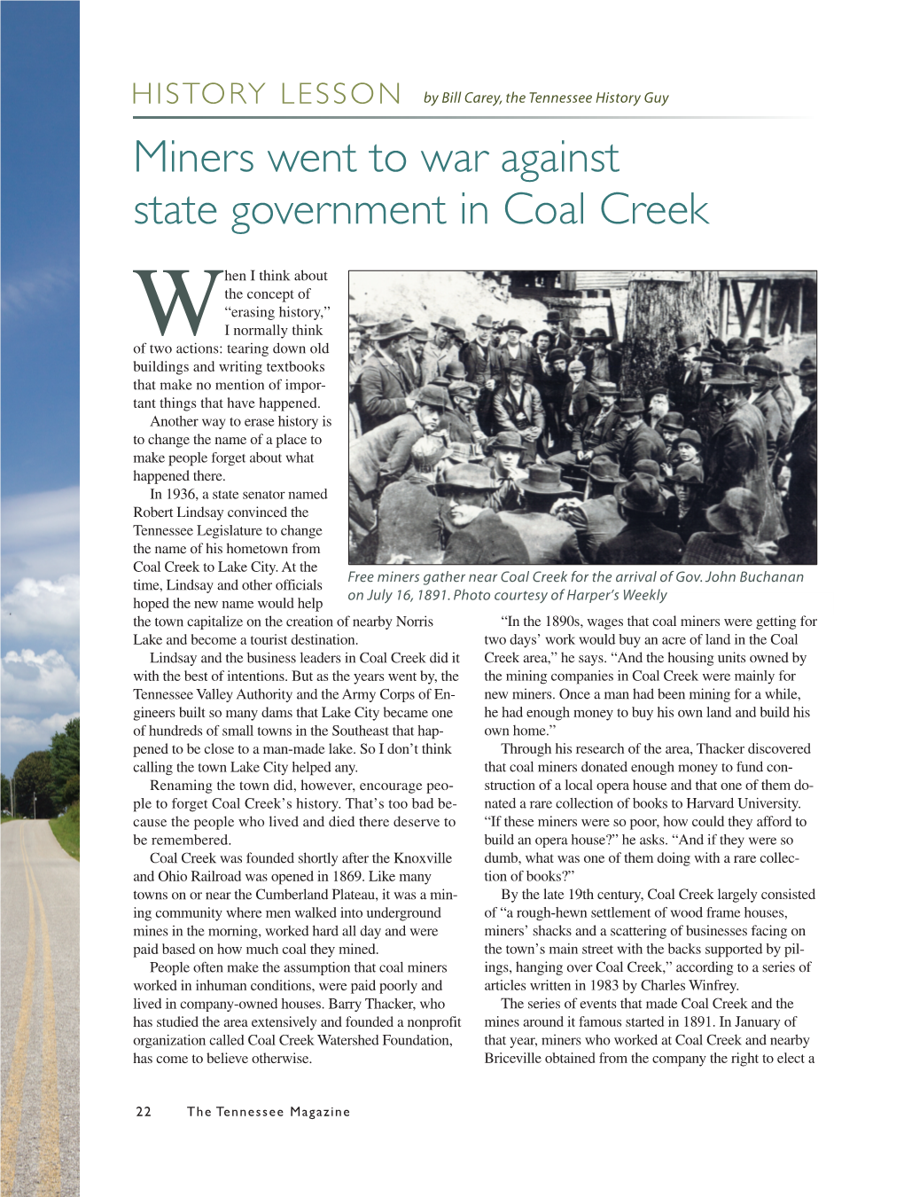 Miners Went to War Against State Government in Coal Creek