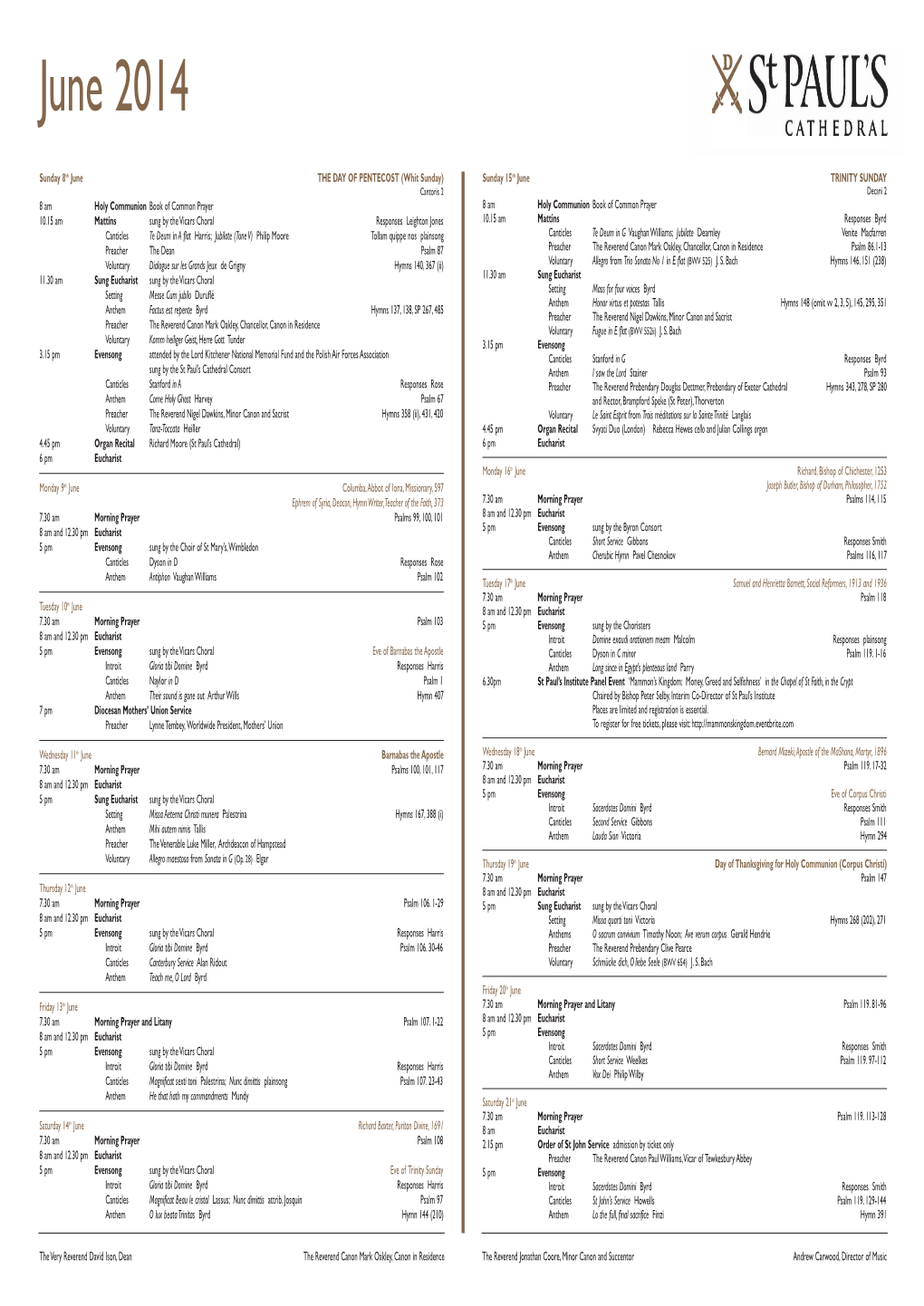 Service Schedule Beginning 8 June.Pdf