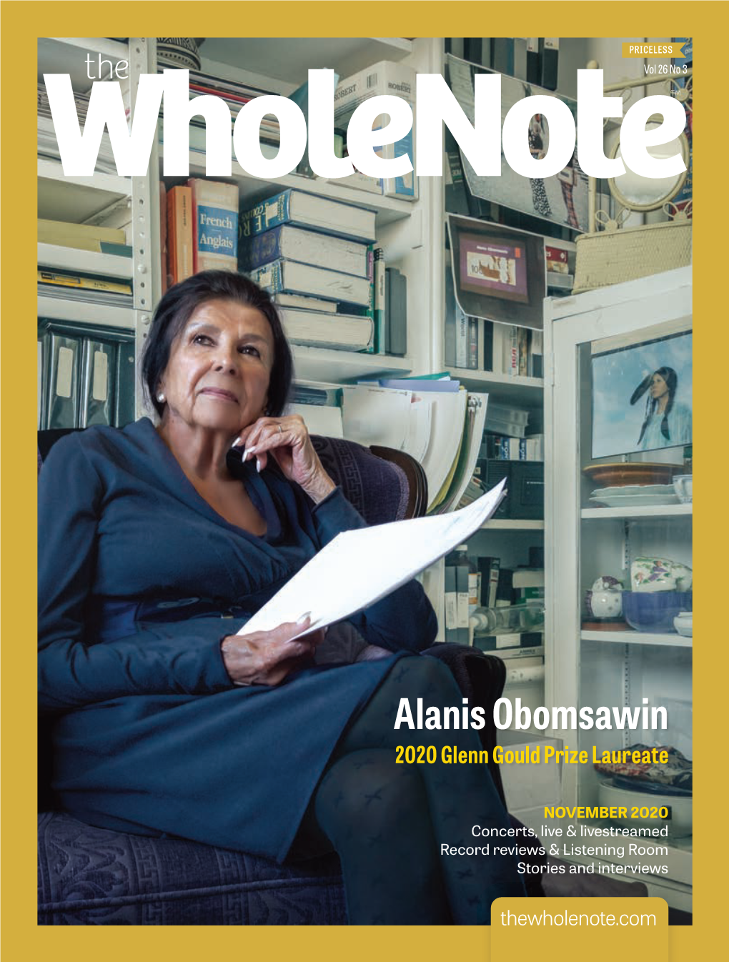 Alanis Obomsawin 2020 Glenn Gould Prize Laureate