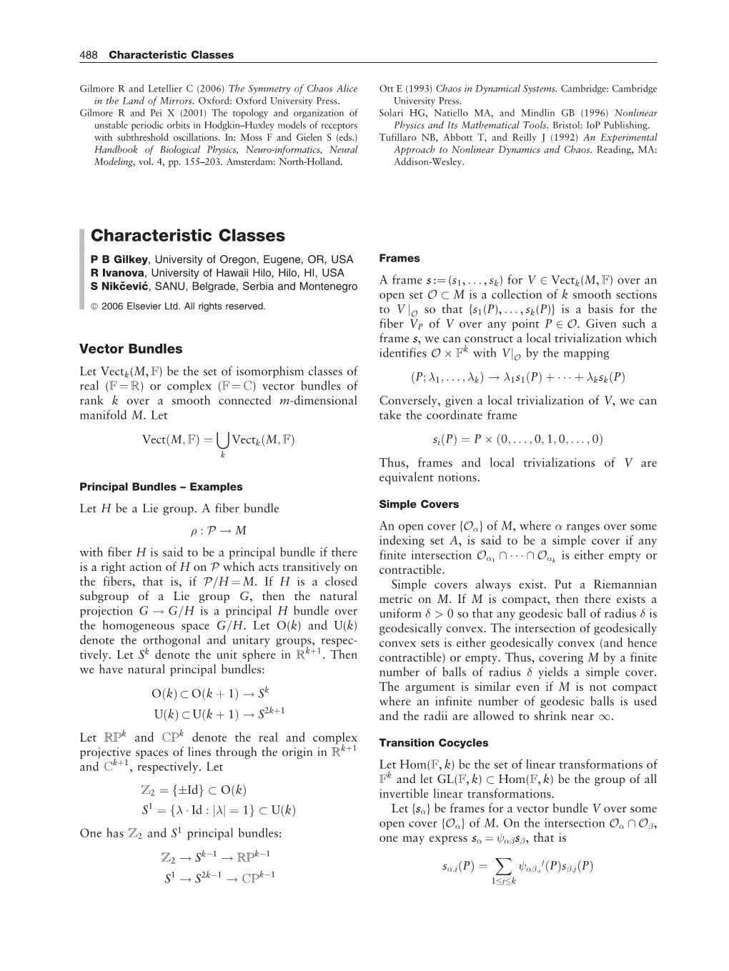 Characteristic Classes