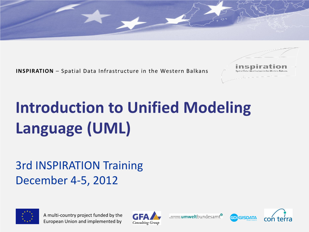 Introduction to Unified Modeling Language (UML)