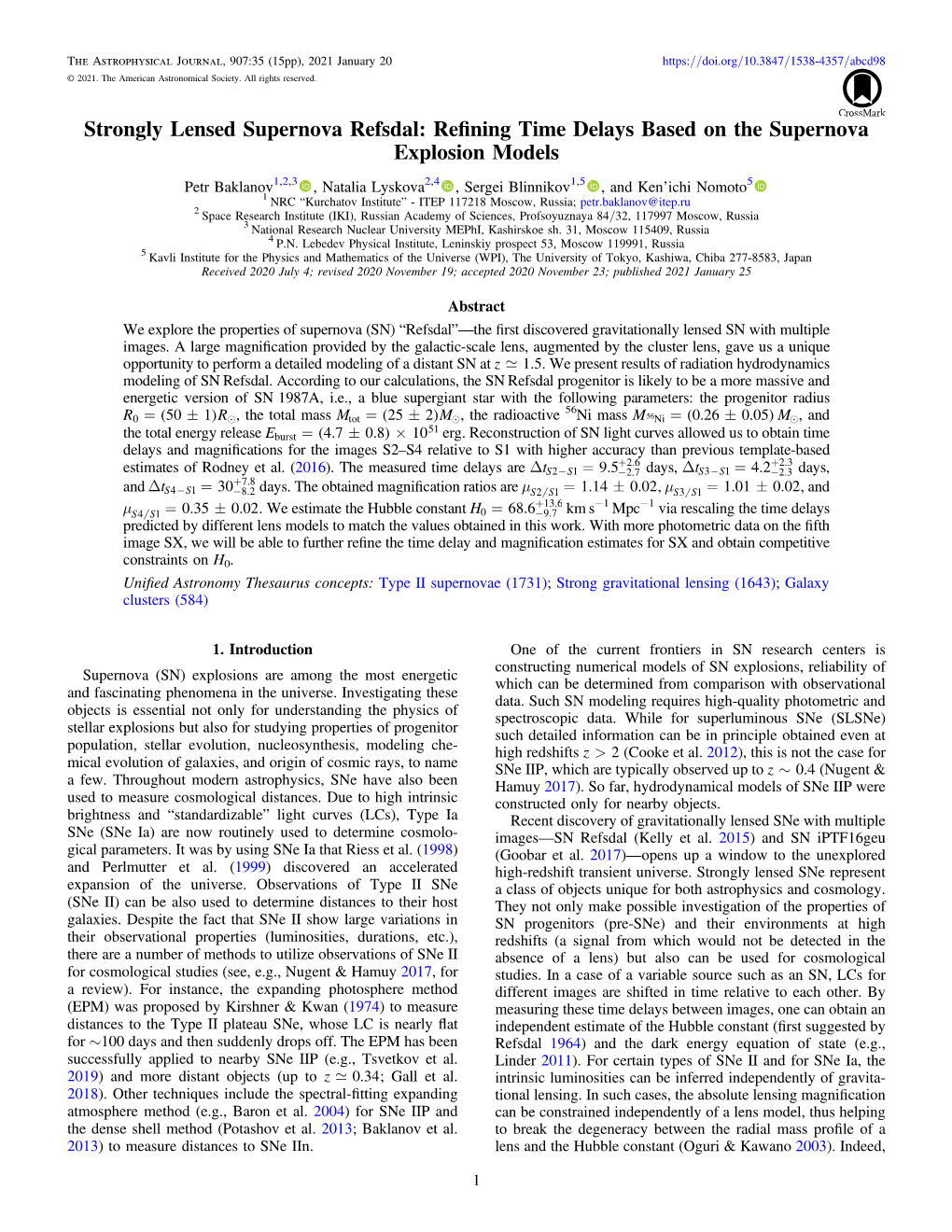 Strongly Lensed Supernova Refsdal: Refining Time Delays Based on the Supernova Explosion Models