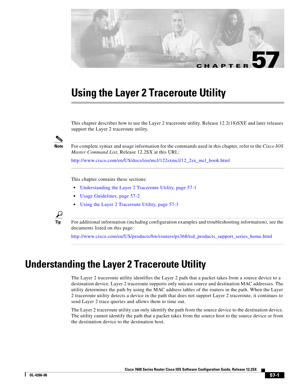 Using the Layer 2 Traceroute Utility