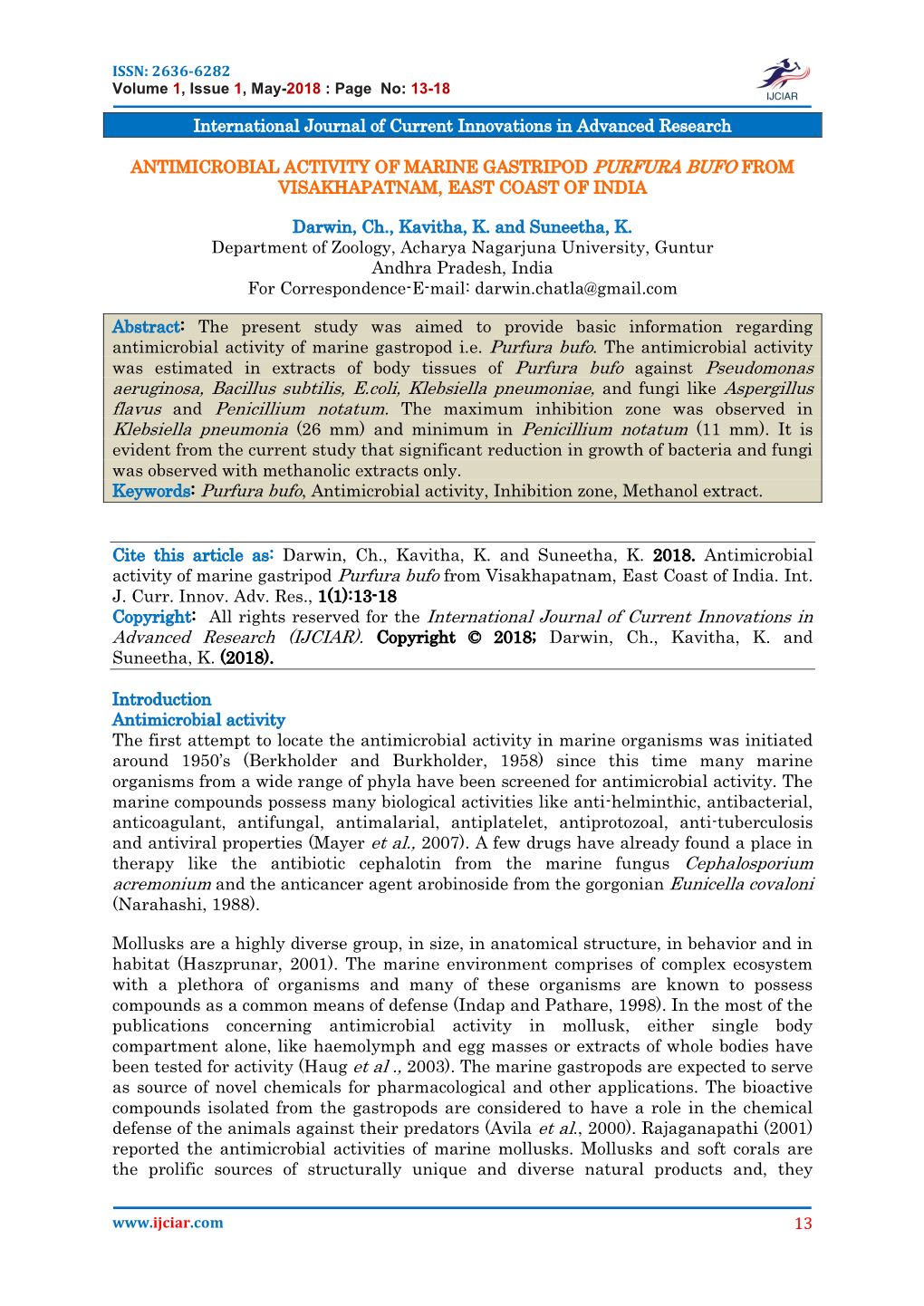 Aeruginosa, Bacillus Subtilis, E.Coli, Klebsiella Pneumoniae, and Fungi Like Aspergillus Copyright